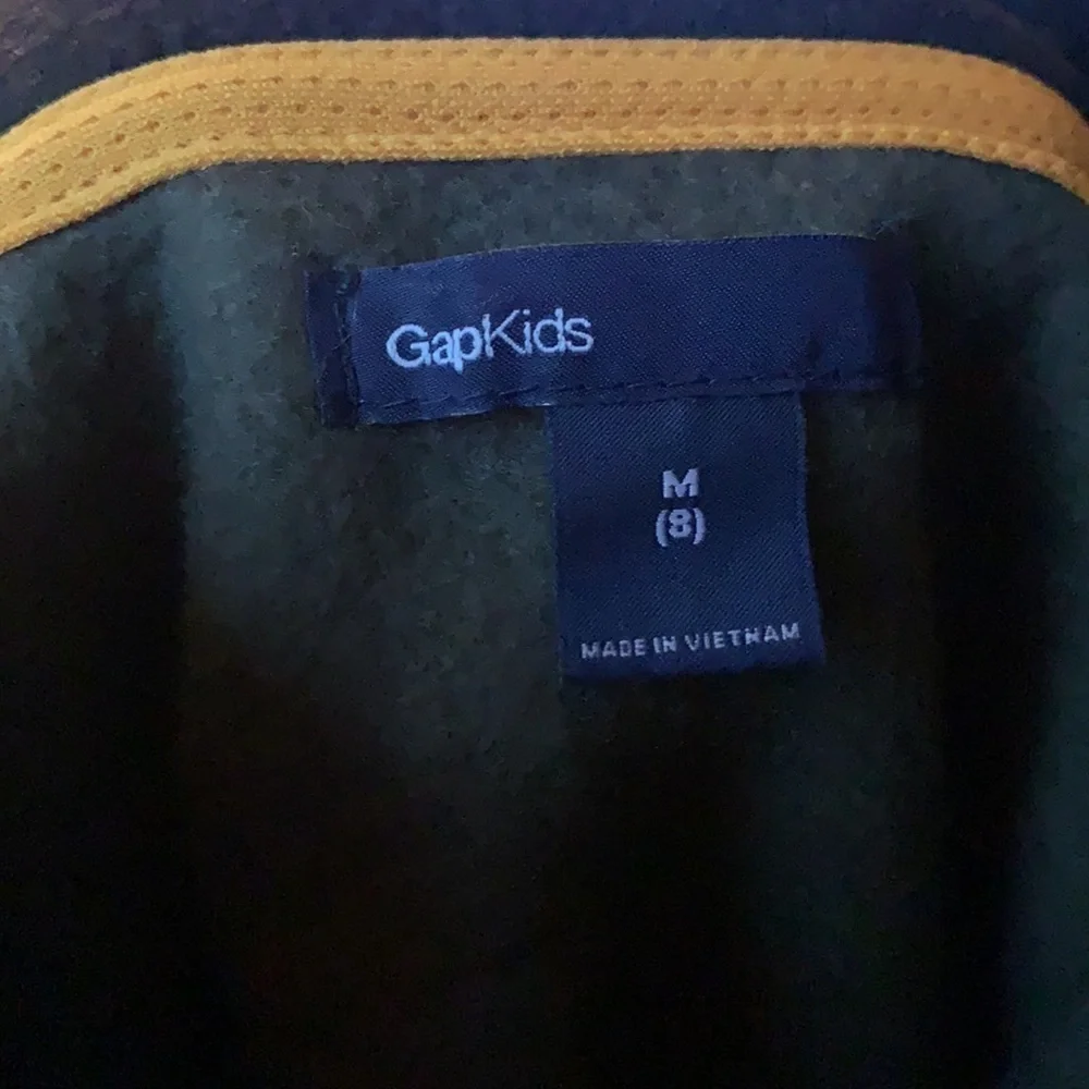 Gap Kids youth medium hunter green Fleece pullover